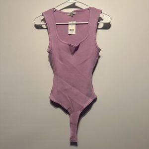Love Tree Lilac Sleeveless Bodysuit